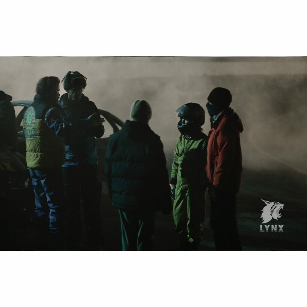 77 LYNX - Backstage - Preparing the second take of the crash - Wouter Hendrickx #lynxshortmovie ©NormanBaert